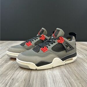 Nike Air Jordan 4 Retro Mid Infrared Grey Black DH6927 061 Mens Size 8